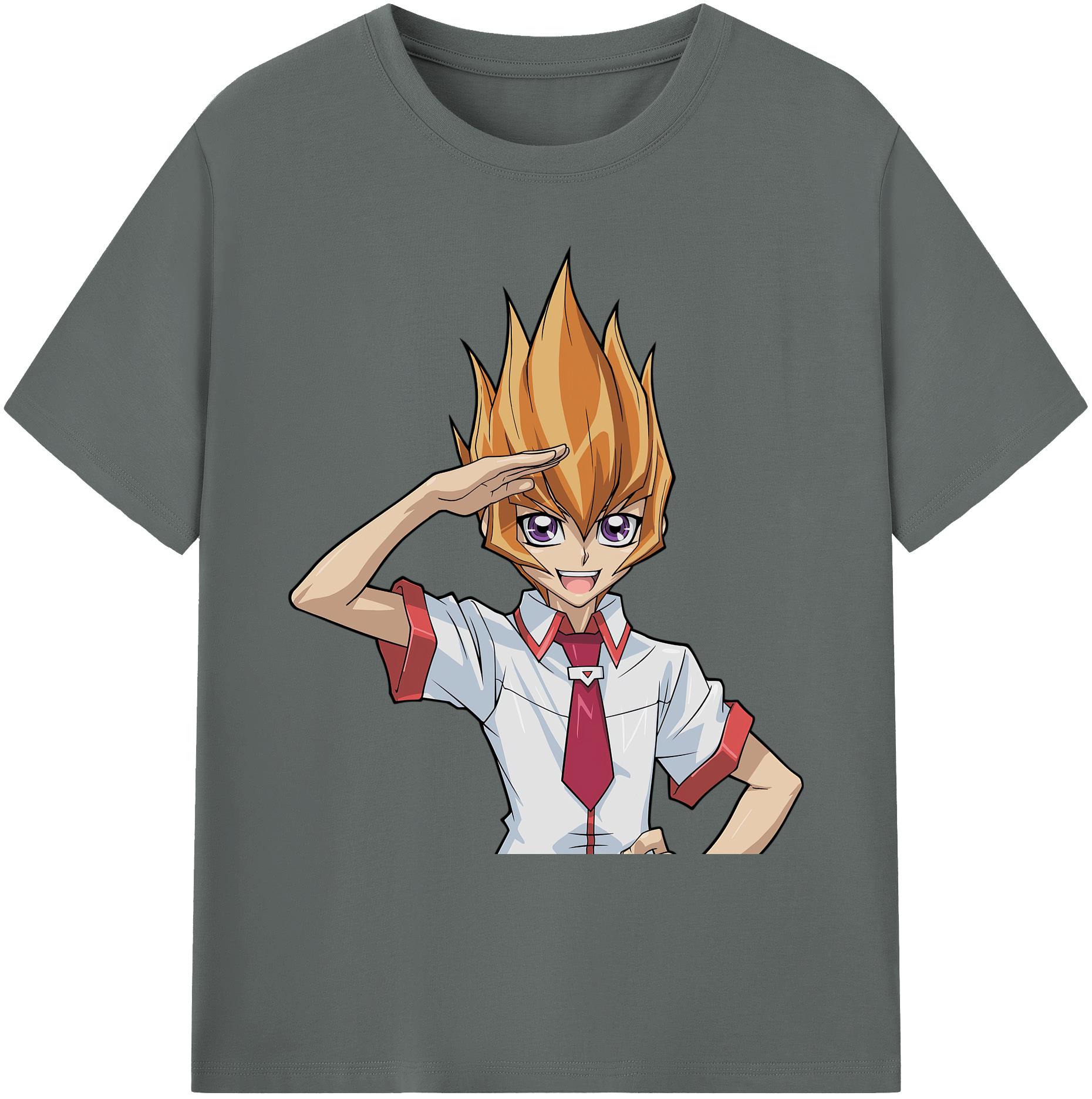 （画像用） 遊☆戯☆王 Yu-Gi-Oh! 綿100％ メンズ半袖Tシャツ｜肌触りやわらか＆通気性